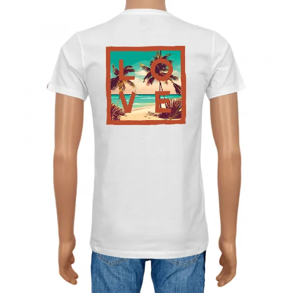 Kid’s T-shirt – Cotton – Plain – White - Vintage