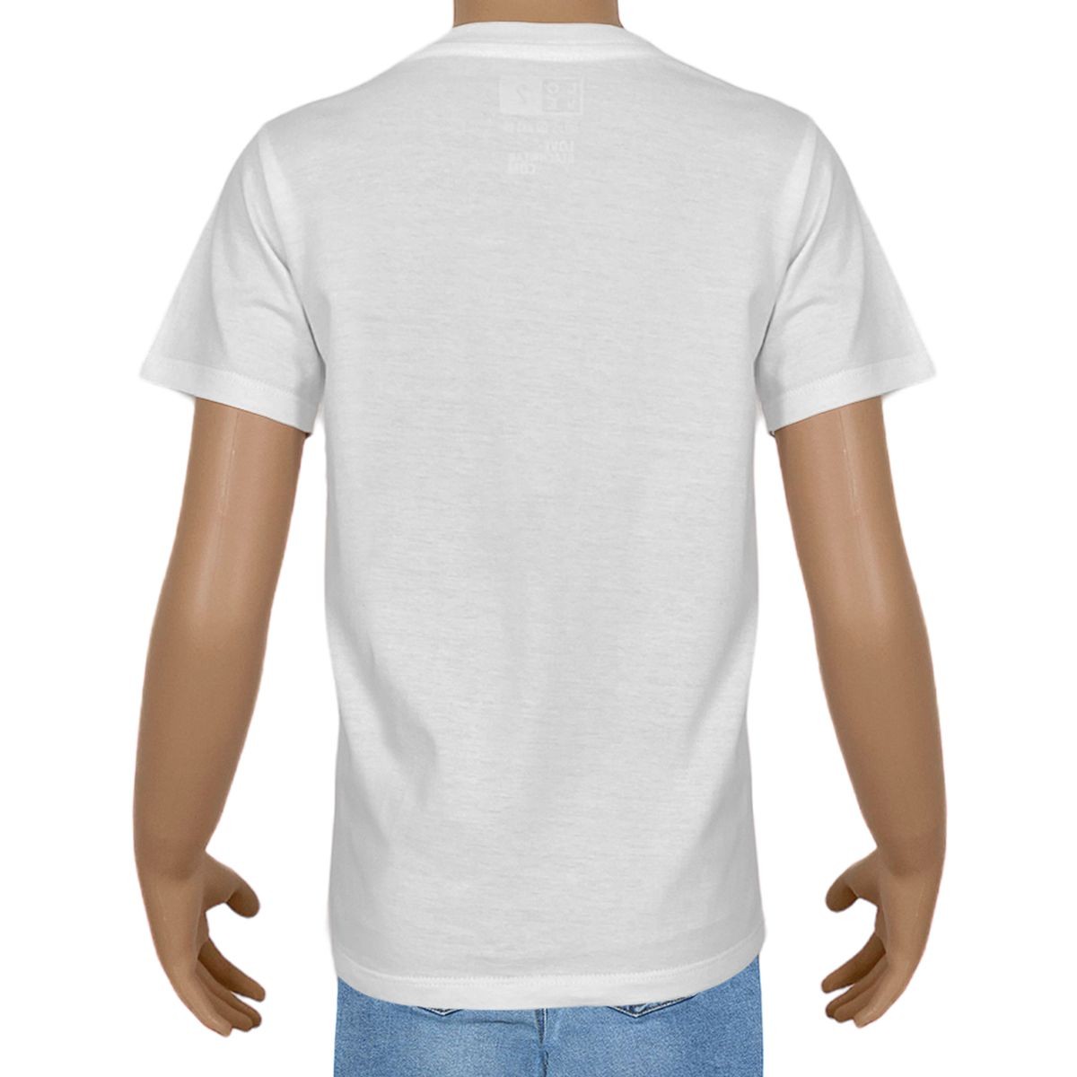 Kid's T-shirt – Cotton – Plain – White - Camouflage